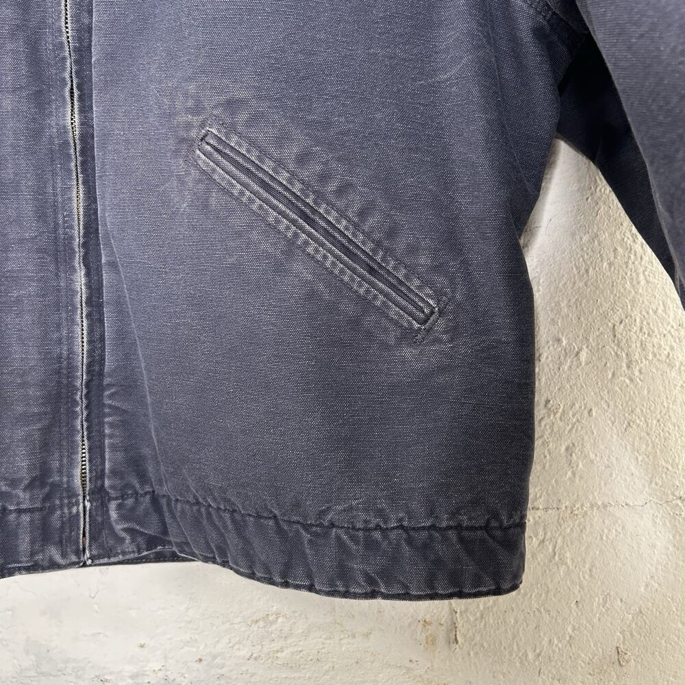 Vintage Carhartt Blanket-Lined Detroit Jacket “Petrol Blue” J204 PTB - Picture 4 of 15